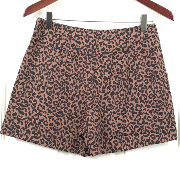 High Waisted Animal Print Loft Shorts - Picture 3 of 4
